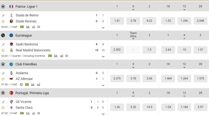 Line and sports betting