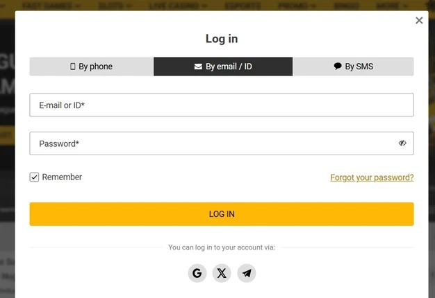 Melbet India Login