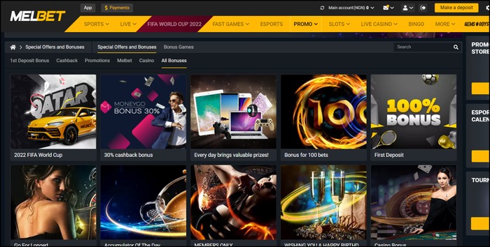 Melbet bonus